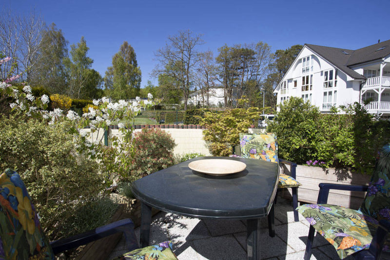 andere Perspektive der Terrasse