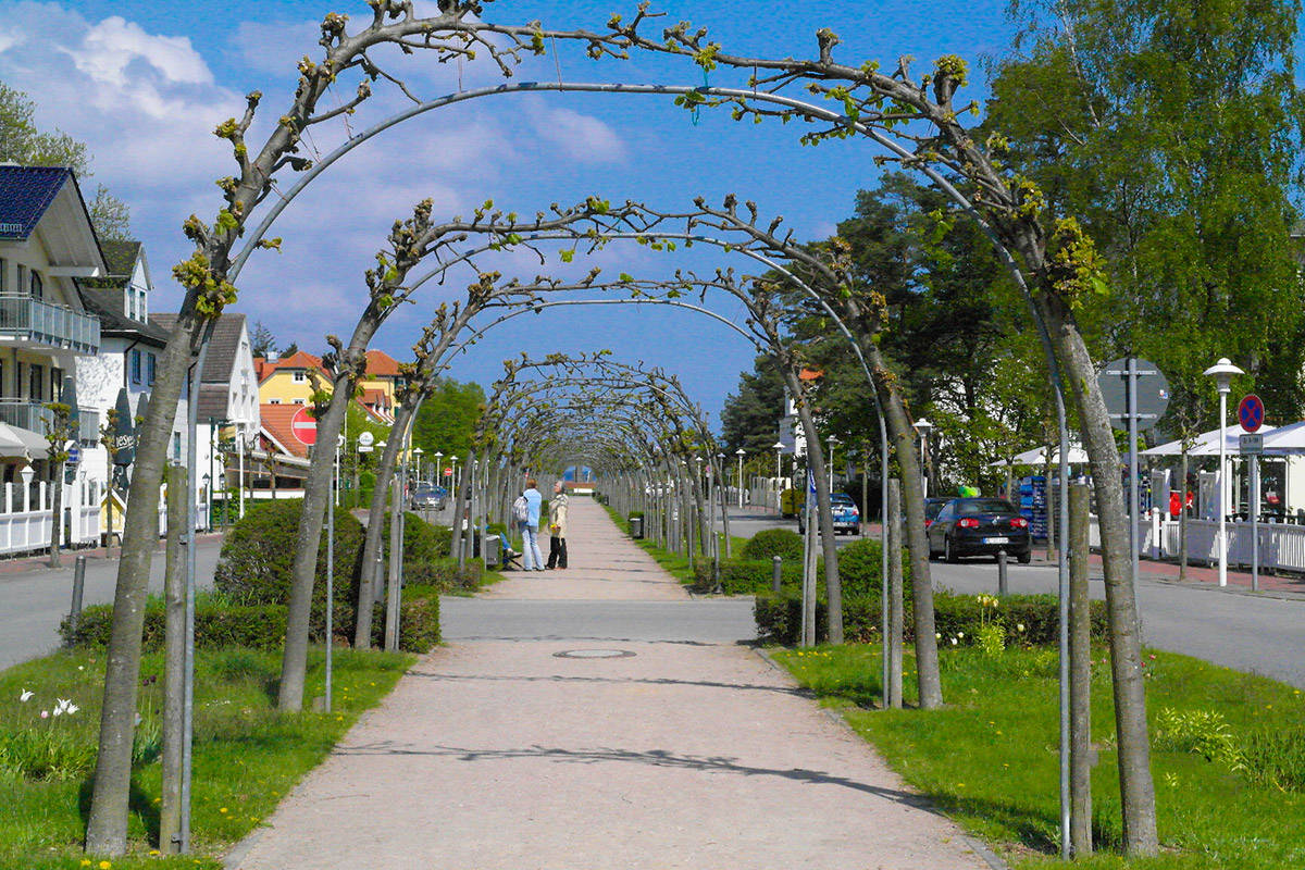 Flaniermeile an der Strandstraße